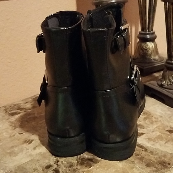 SOLD. Lane Bryant faux leather Moto Boot - Picture 4 of 8